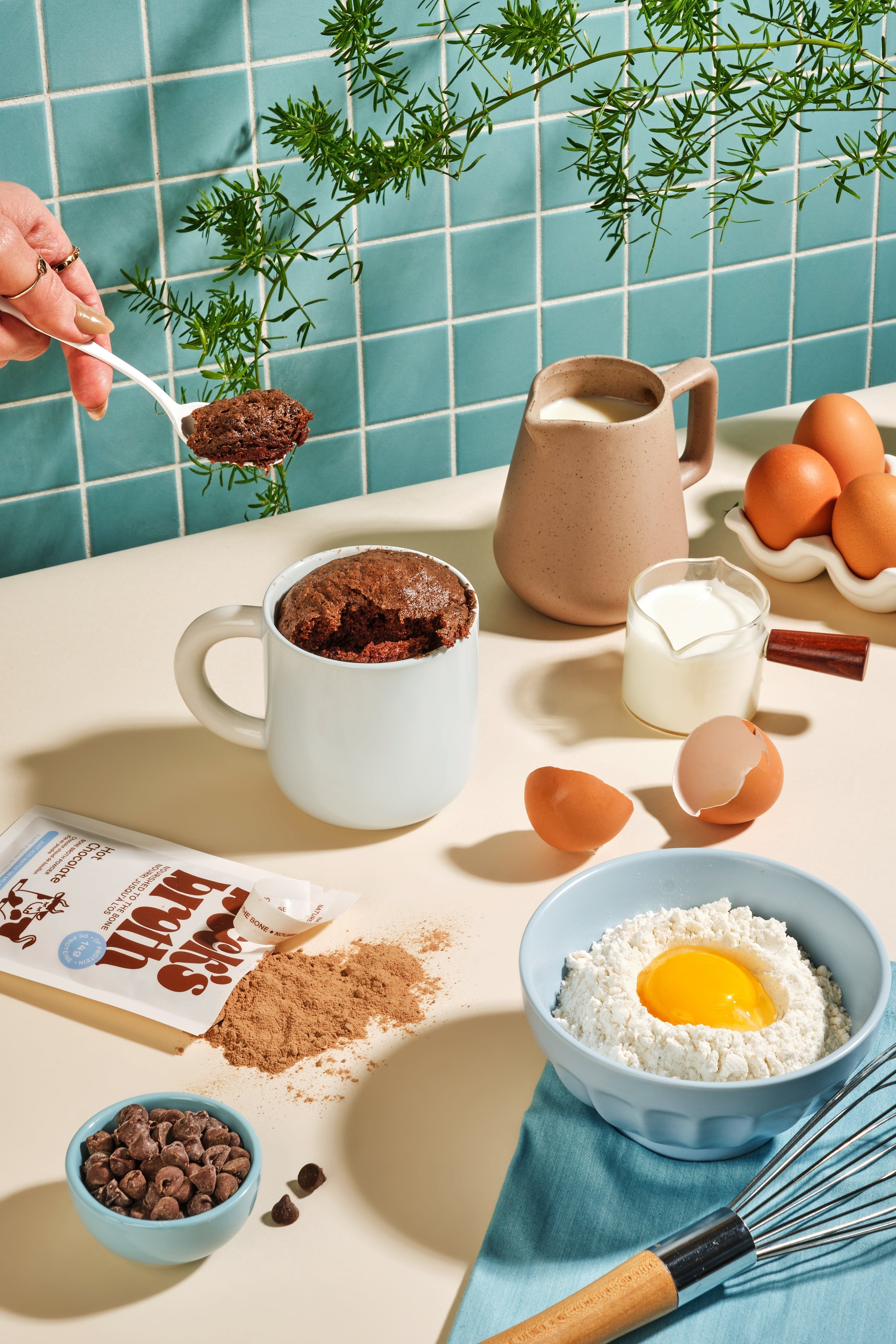 Protein Hot Chocolate Mug Cake Recipe Beck's Broth