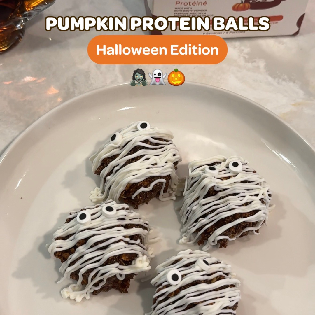 Protein Pumpkin Balls Beck's Broth