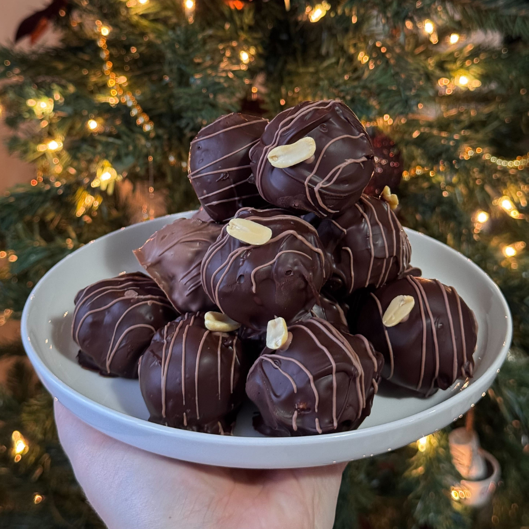Peanut Butter Balls Recipe Beck's Broth @neenamaria