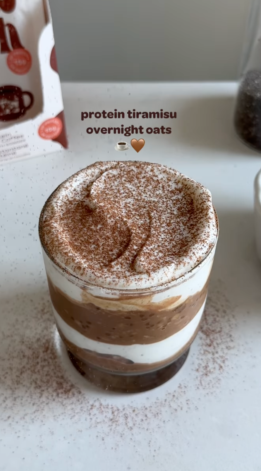 PROTEIN TIRAMISU OVERNIGHT OATS