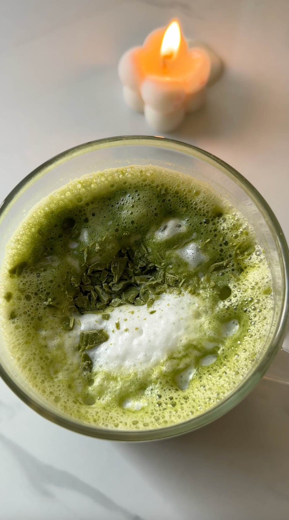 Protein White Chocolate Matcha Latte
