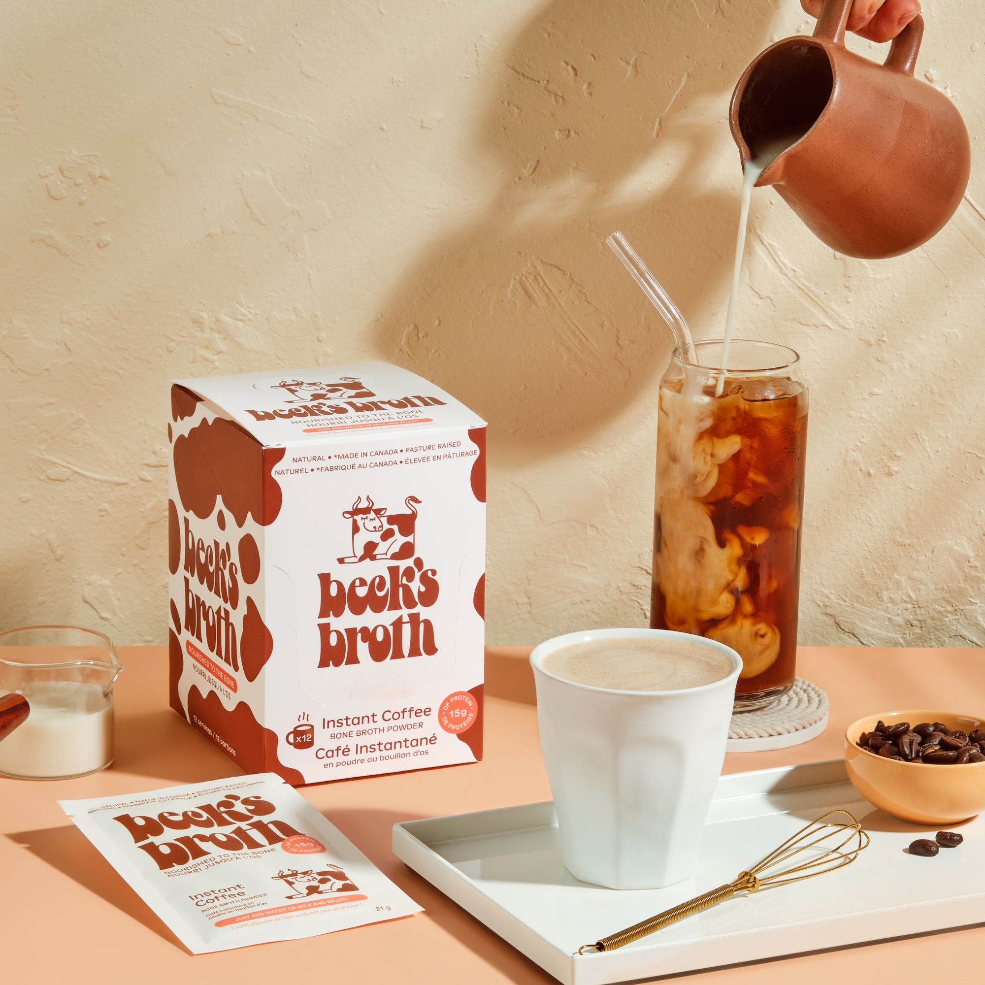 Beck's Broth Bone Broth Coffee Carton