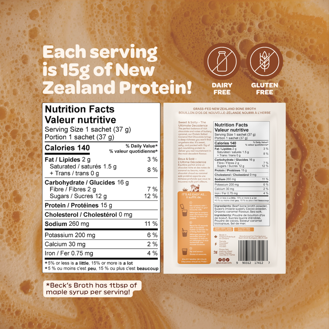 Protein Salted Caramel Hot Chocolate