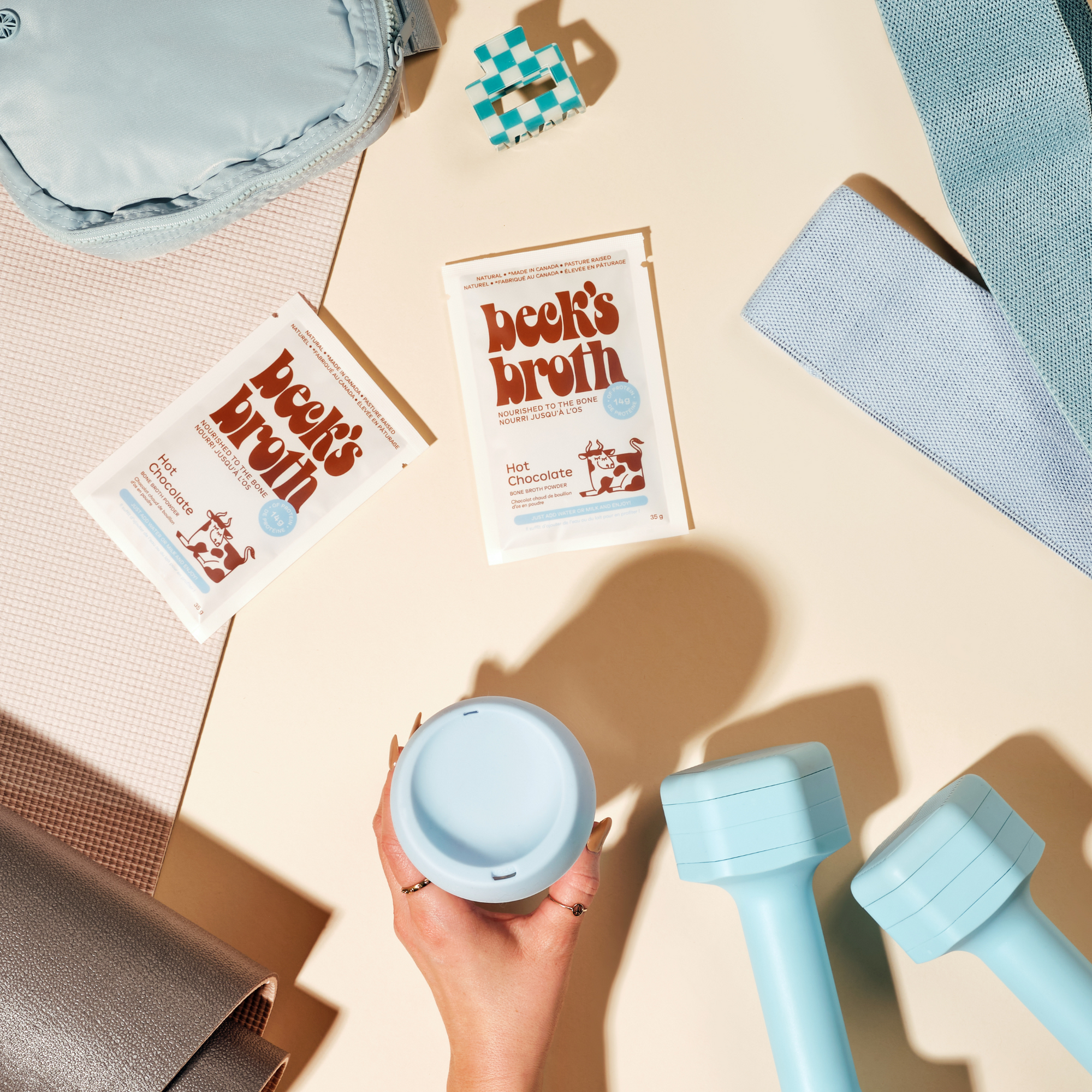 Beck's Broth Bone Broth Hot Chocolate Sachet