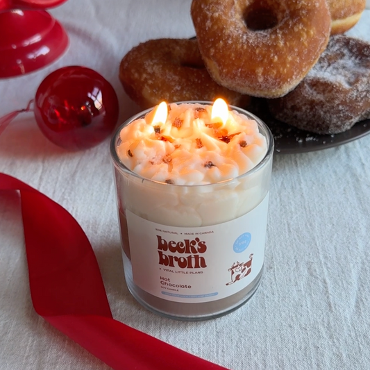 Beck's Broth Hot Chocolate Candle