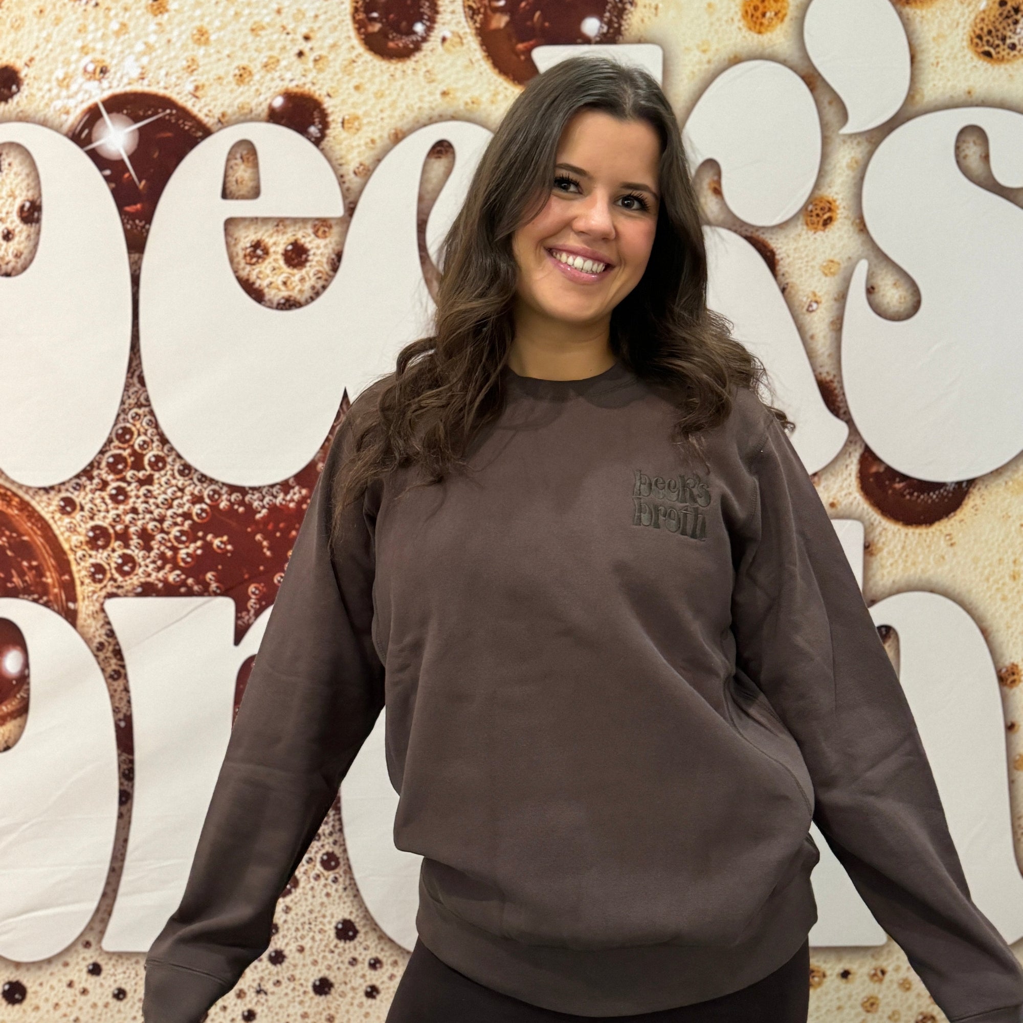 Beck's Broth Chocolate Crewneck - Beck's Broth - 