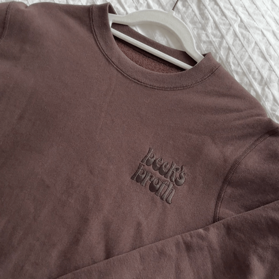 Beck's Broth Chocolate Crewneck - Beck's Broth - 