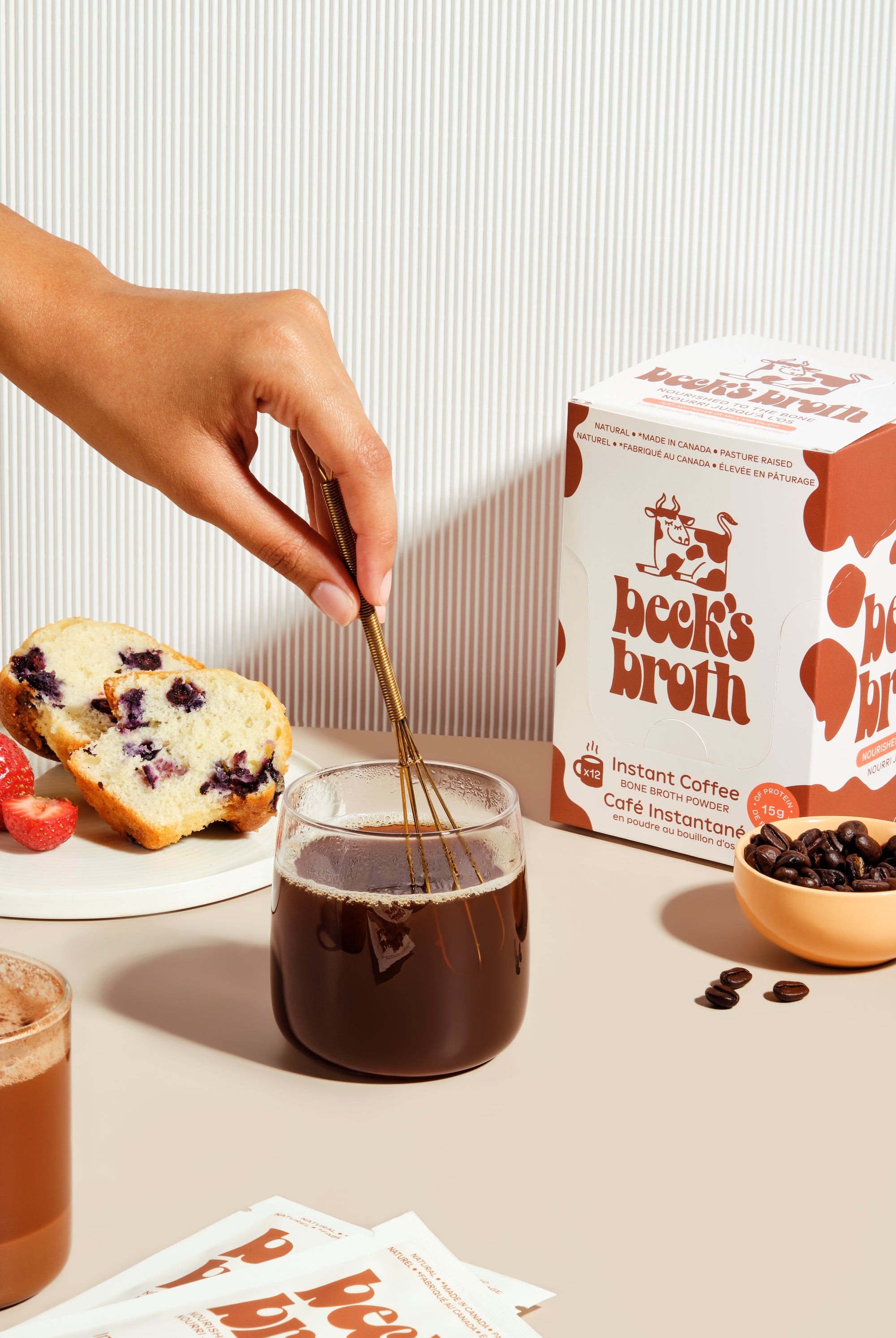 Mini Gold Whisk - Beck's Broth - 