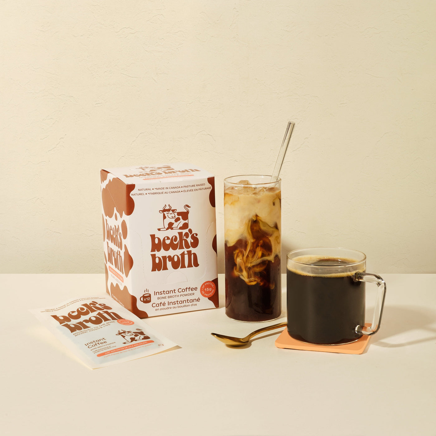 Wholesale Protein Instant Coffee - Beck's Broth - 