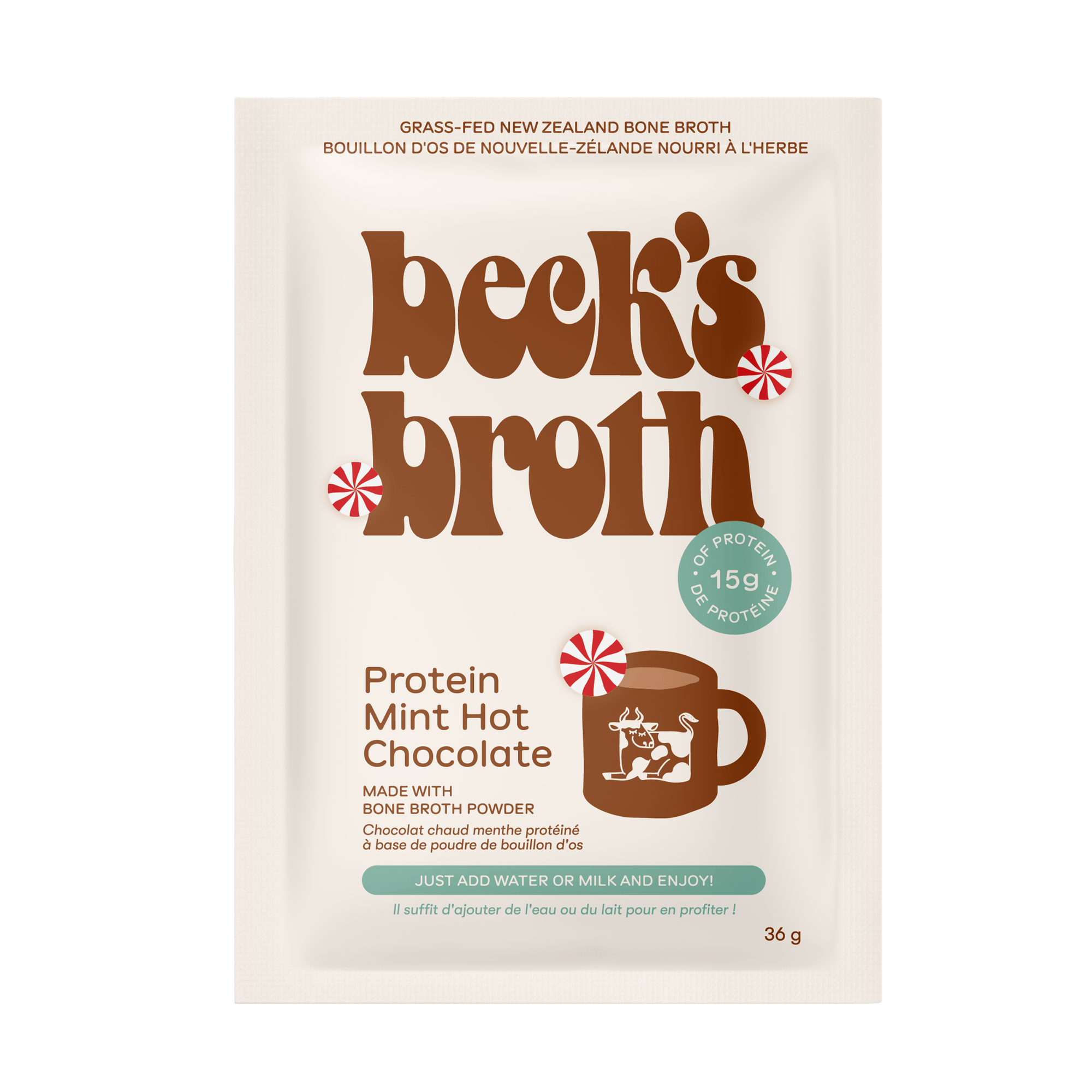 Wholesale Protein Mint Hot Chocolate - Beck's Broth - 
